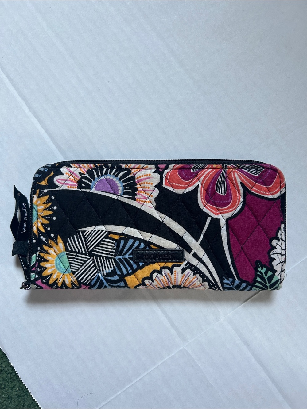 Vera Bradley Kauai Floral pattern zip around wallet